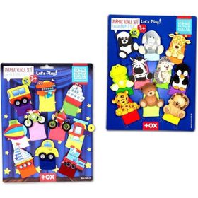 Tox Taşıtlar ve Evcil Hayvanlar T781 T181 2 Set 20 Parça Parmak Kukla