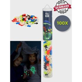 Toyfest 4282 Plus Minecraft Temalı Silindir Kutuda Glow 100 Parça Lego
