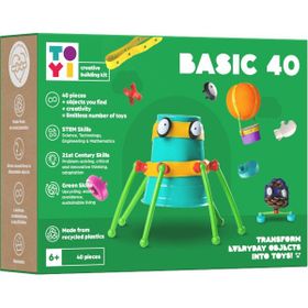 Toyi Basic 40 Renkli Building Kit Oyuncak