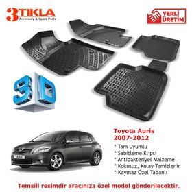 Toyota Auris 2007-2012 3D Havuzlu Paspas