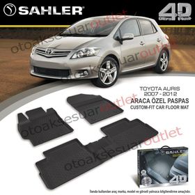 Toyota Auris 2007-2012 4D Havuzlu Paspas