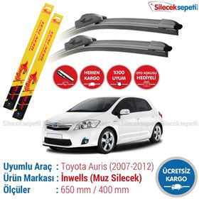 Toyota Auris 2007-2012 Muz Silecek Takımı