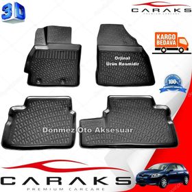 Toyota Auris 2007-2012 Siyah Havuzlu Paspas