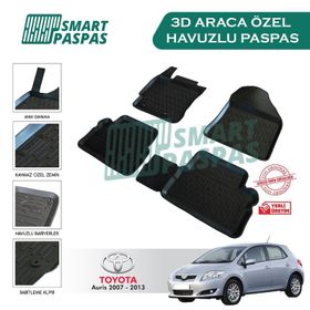 Toyota Auris 2007 3D Havuzlu Paspas