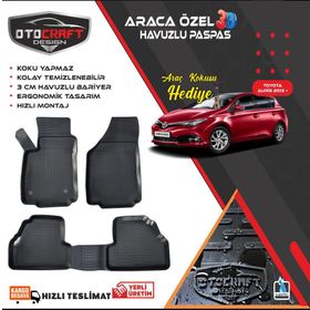Toyota Auris 2012 3D Havuzlu Paspas