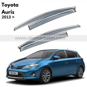 Toyota Auris 2013-2018 Krom Çıtalı Cam Rüzgarlığı