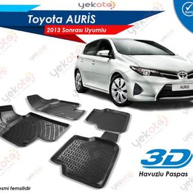 Toyota Auris 2013 Sonrası Siyah 3D Havuzlu Paspas