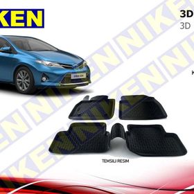 Toyota Auris 2017 3D Havuzlu Paspas