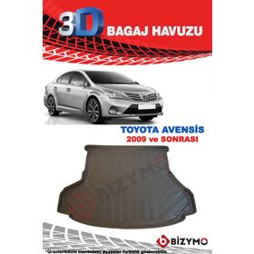 Toyota Avensis 2009 Sonrası 3d Bagaj Havuzu
