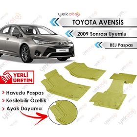 Toyota Avensis 2009 Sonrası Bej Havuzlu Paspas