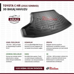 Toyota C-hr 2016 Sonrası Bagaj Havuzu