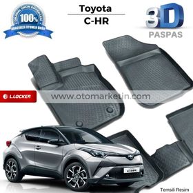 Toyota CHR 3D Universal 5 Parça Havuzlu Paspas Seti