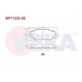 Toyota Corolla 1.6L 92/97 255x4 Ön Hava Kanallı Fren Diski