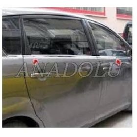 TOYOTA COROLLA 2002-2007 4 Parça Krom Cam Çıtası