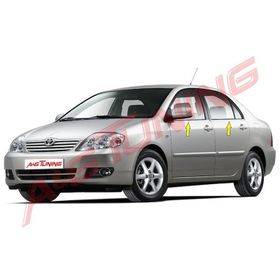 Toyota Corolla 2002-2007 Krom Cam Çıtası