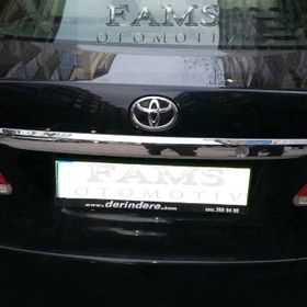 Toyota Corolla 2007-2010 Paslanmaz Çelik Krom Bagaj Çıtası