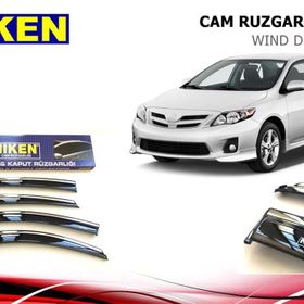 Toyota Corolla 2007-2012 Krom Niken Cam Rüzgarlığı