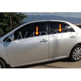 TOYOTA COROLLA 2007-2013 4 Parça Krom Cam Çıtası