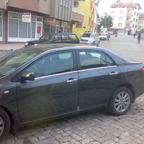 TOYOTA COROLLA 2007-2013 4 Parça Krom Cam Çıtası