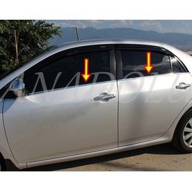 TOYOTA COROLLA 2007-2013 4 Parça Krom Cam Çıtası