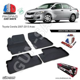 Toyota Corolla 2007-2013 4D Havuzlu Paspas