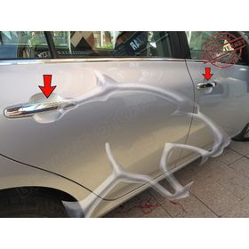 Toyota Corolla 2007 2013 Paslanmaz Çelik 4 Kapı Krom Kapı Kolu