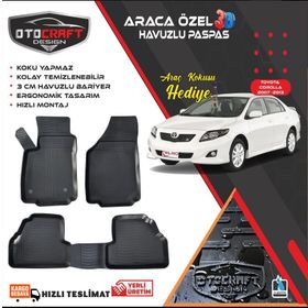 Toyota Corolla 2007 3D Havuzlu Paspas