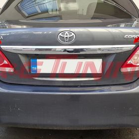 Toyota Corolla 2011-2013 Paslanmaz Çelik Krom Bagaj Çıtası