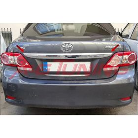 Toyota Corolla 2011-2013 Paslanmaz Çelik Krom Bagaj Çıtası