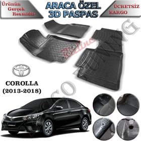 Toyota Corolla 2013-2018 3D Havuzlu Paspas