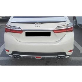 Toyota Corolla 2013 - 2018 Egzoz Görünümlü Gri Difüzör
