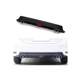 Toyota Corolla 2013 - 2018 Egzoz Görünümlü Gri Difüzör