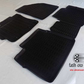 Toyota Corolla 2013-2018 Siyah 3D Havuzlu Paspas