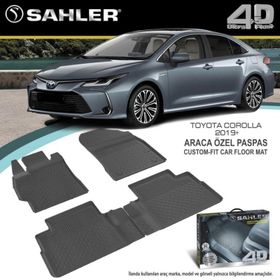 Toyota Corolla 2019 SDN 4D 2019 üstü Kauçuk Havuzlu Paspas
