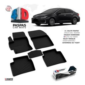 Toyota Corolla 2019 SDN 4D 2019 üstü Kauçuk Havuzlu Paspas