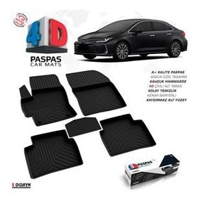 Toyota Corolla 2019 SDN 4D 2019 üstü Kauçuk Havuzlu Paspas