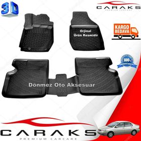 Toyota Corolla 3D Universal Havuzlu Paspas