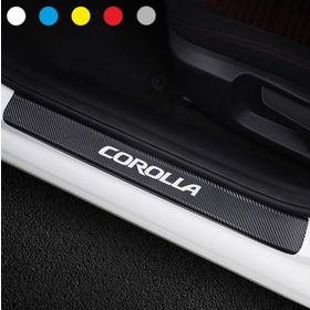 Toyota Corolla 4 Adet Karbon Kapı Eşiği Sticker