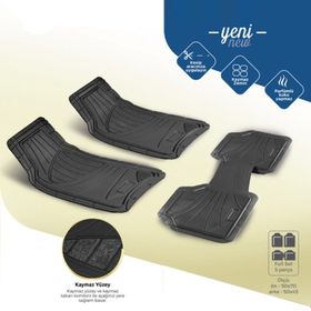 Toyota Corolla 97-02 3d Kauçuk Havuzlu Paspas