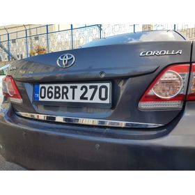 Toyota Corolla Formlu 2007-2013 Krom Bagaj Alt Çıtası