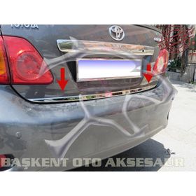 Toyota Corolla Formlu 2007-2013 Krom Bagaj Alt Çıtası