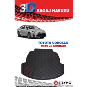 Toyota Corolla Hybrid Sedan 2019 Sonrası 3d Bagaj Havuzu