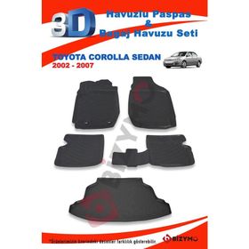 Toyota Corolla Sedan 2002-2007 Paspas ve Bagaj Havuzu