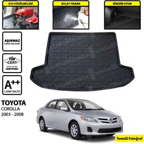 Toyota Corolla Sedan 2003-2007 Bagaj Havuzu