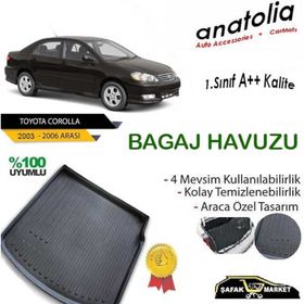 Toyota Corolla Sedan 2003-2007 Bagaj Havuzu
