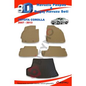 Toyota Corolla Sedan 2007-2013 Bej Paspas ve Bagaj Havuzu