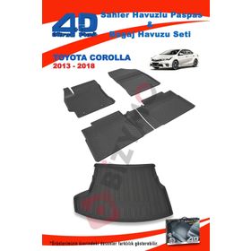 Toyota Corolla Sedan 2013-2018 Bagaj Havuzu
