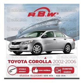 Toyota Corolla Sedan RBW 2002-2006 Muz Silecek Takımı