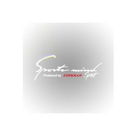 Toyota Corolla Sports Mind Oto Sticker