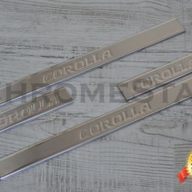 Toyota Corolla TK 2013 Üzeri Krom Kapı Eşiği